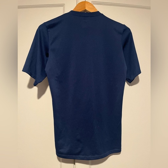 Men’s Patagonia Navy Blue Short Sleeve Performance Base Layer - Picture 2 of 4